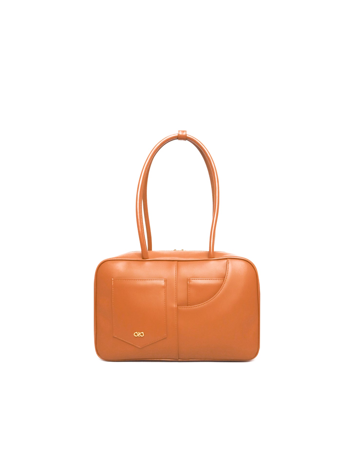 SIGNATURE POCKET M REI TOTE BAG IN CAMEL