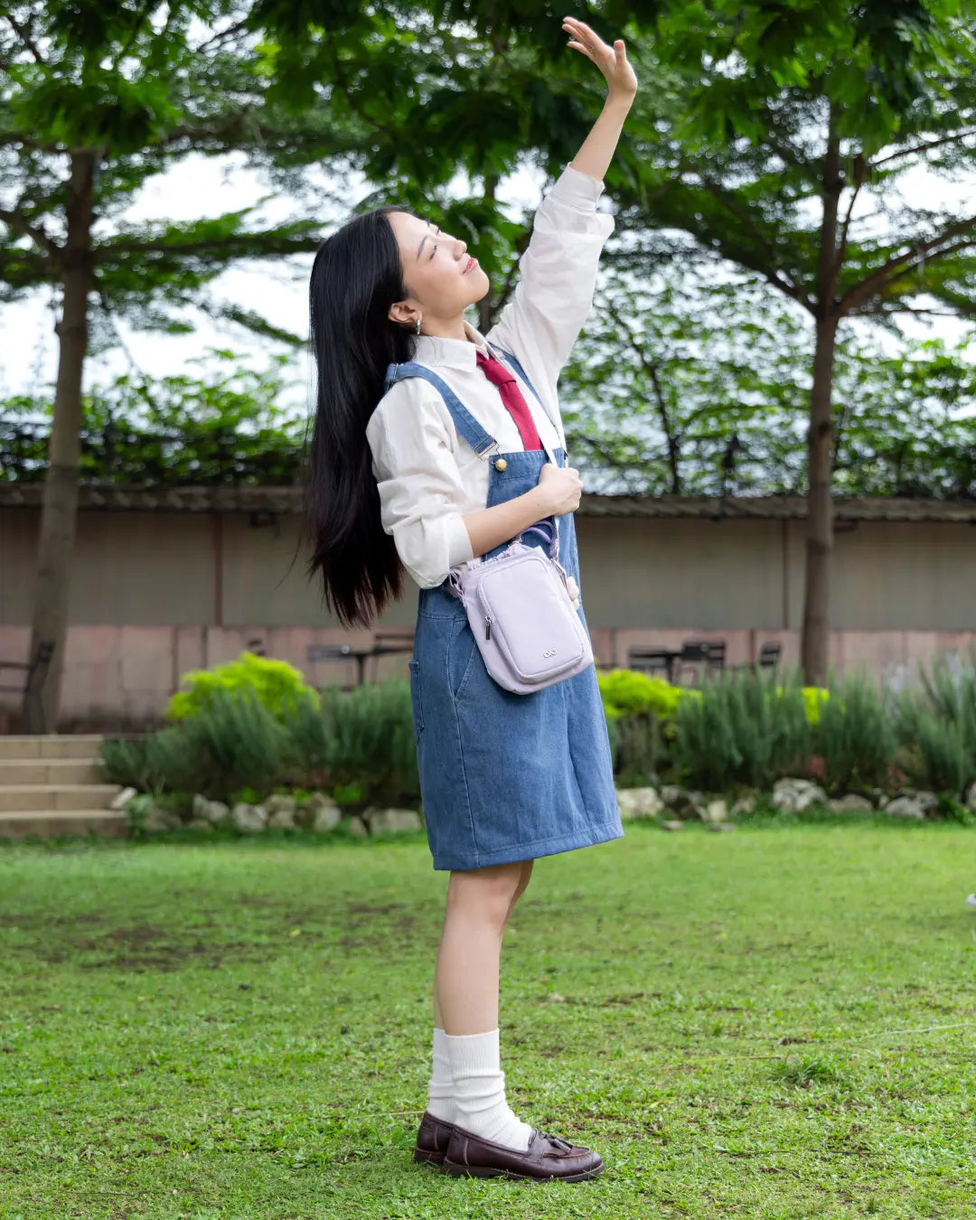 OHANA EXPLORER BAG IN TARO PURPLE TSL Singapore