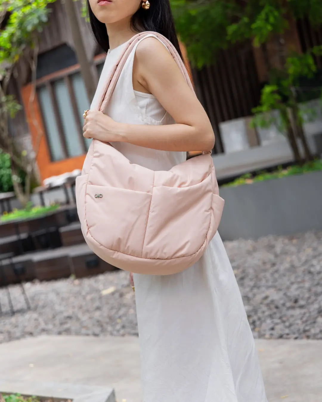 SIGNATURE POCKET CROSSBODY BAG IN POSH BLOSSOM TSL Singapore