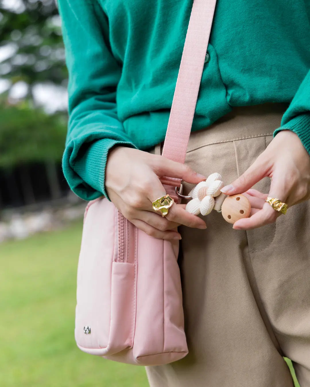 OHANA EXPLORER BAG IN BLUSH PINK TSL Singapore