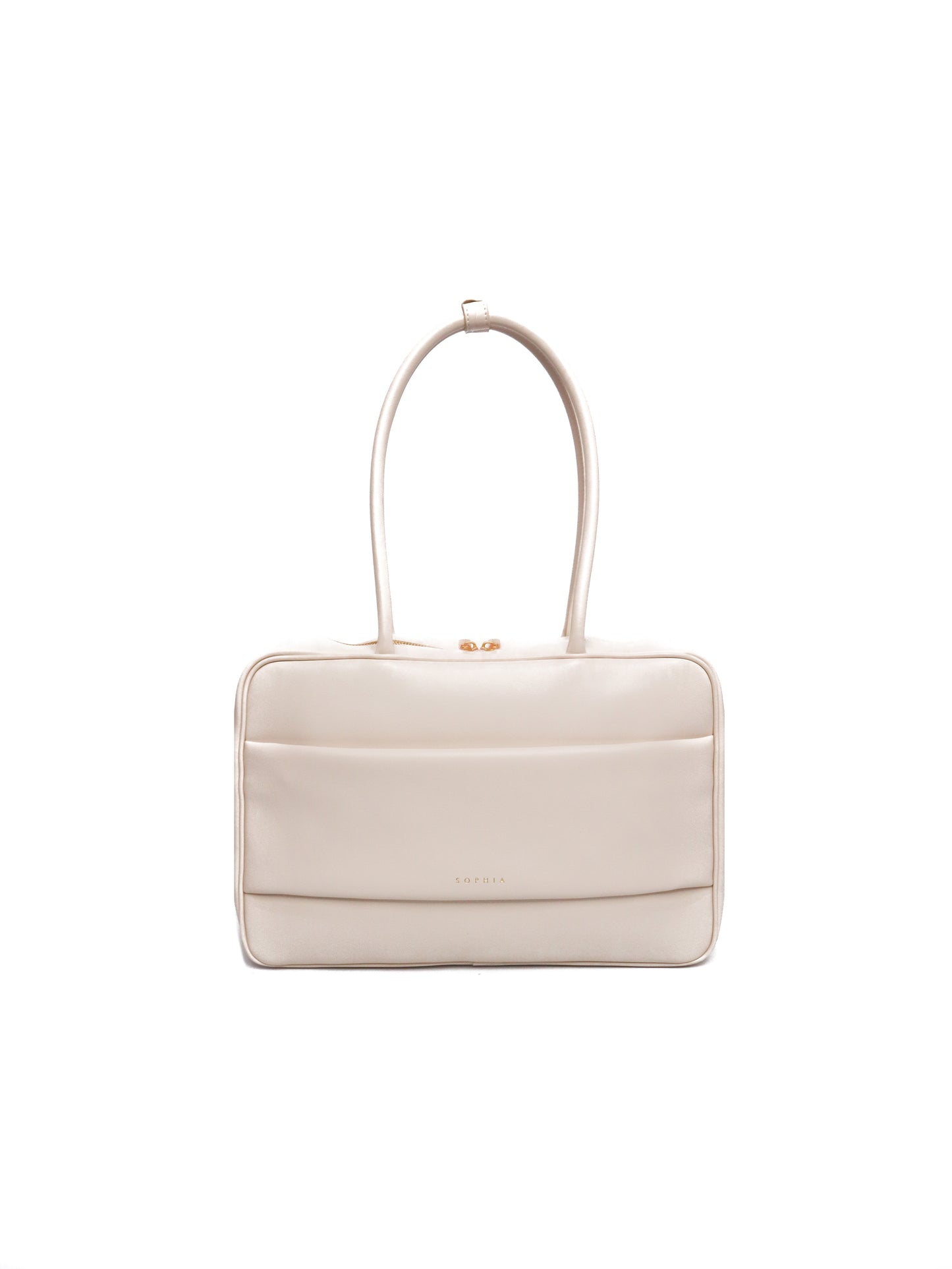 SIGNATURE POCKET L REI TOTE BAG IN CHALK