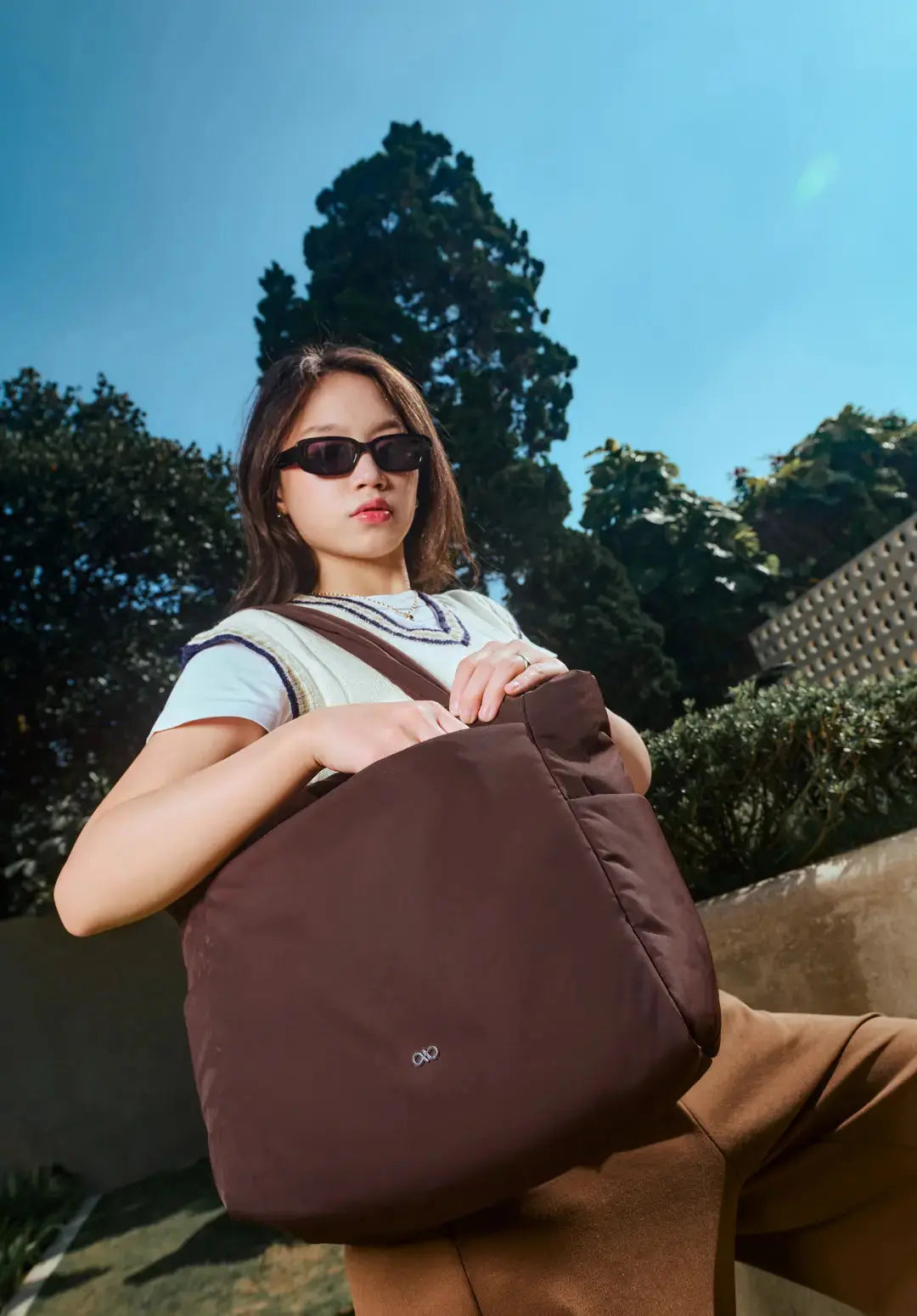 POSH TOTE BAG 2.0 IN CHOCO