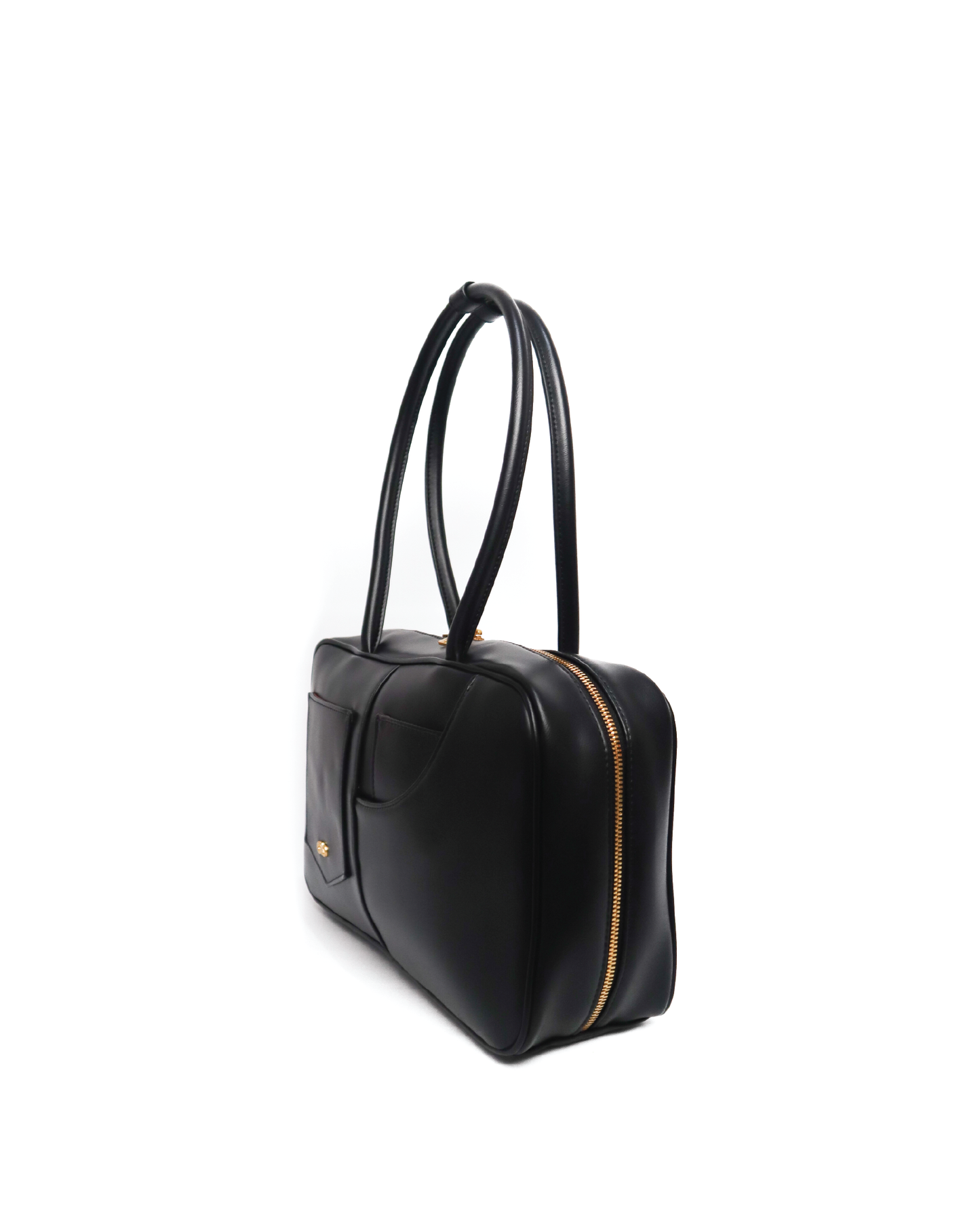 SIGNATURE POCKET M REI TOTE BAG IN BLACK