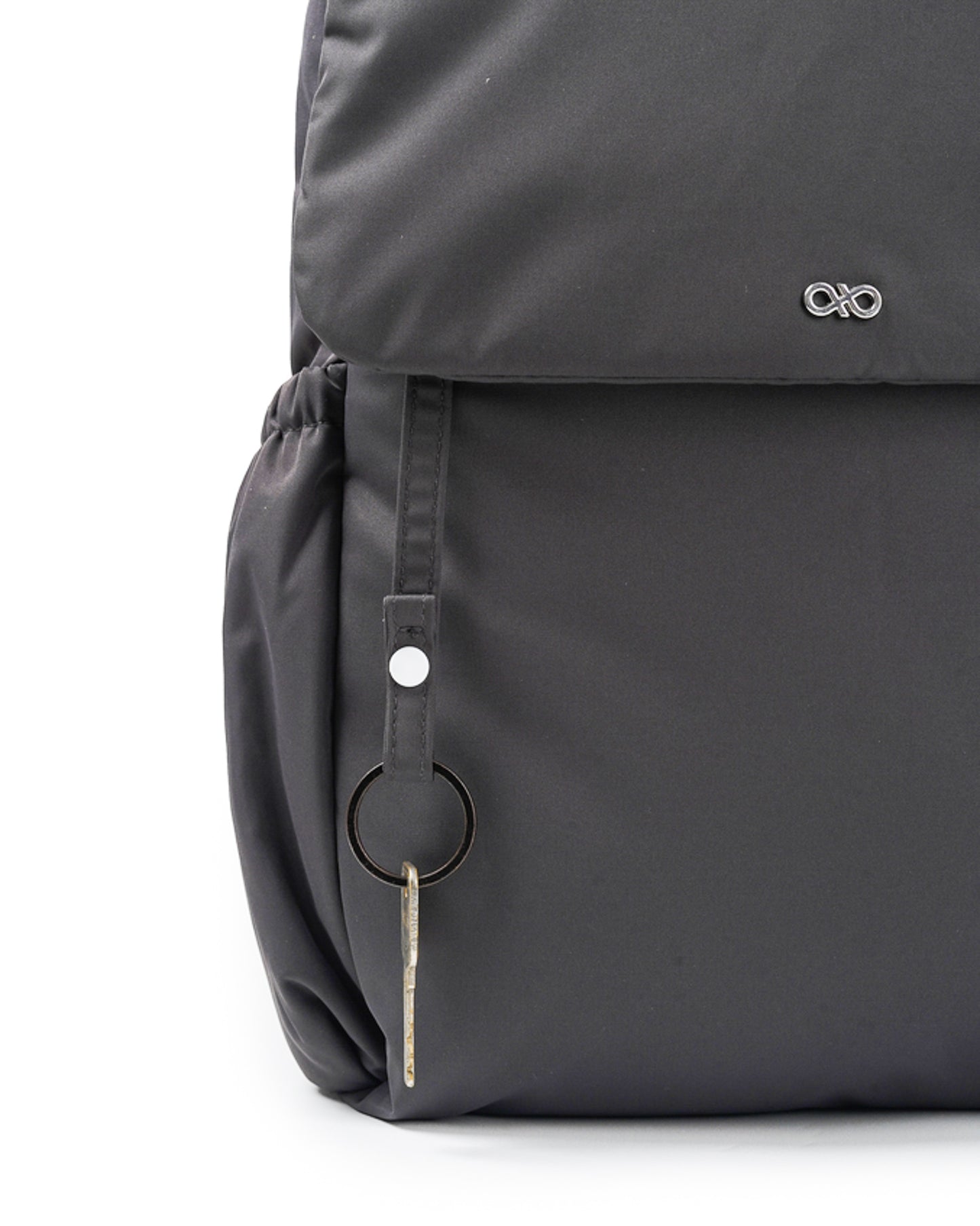 COSY LUXE UTILITY BACKPACK IN CHARCOAL