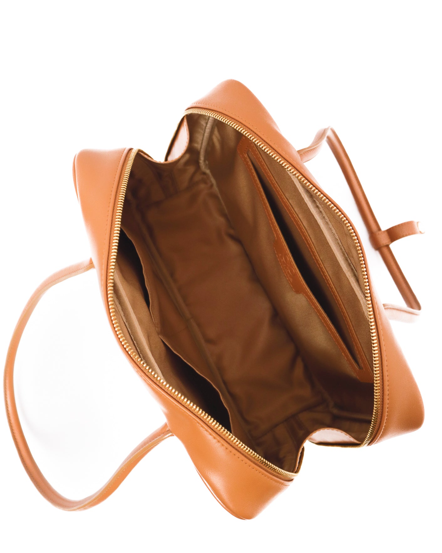 SIGNATURE POCKET M REI TOTE BAG IN CAMEL