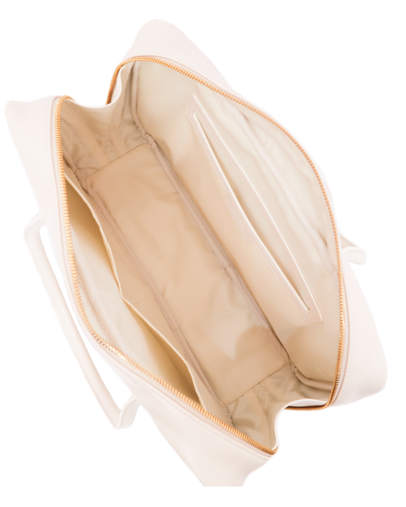 SIGNATURE POCKET L REI TOTE BAG IN CHALK