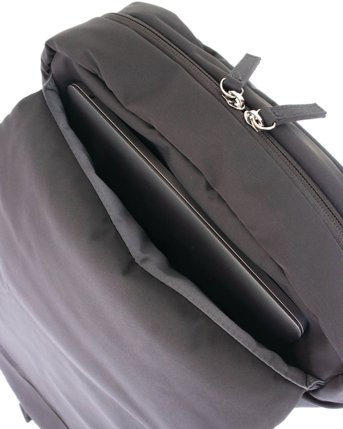 COSY LUXE UTILITY BACKPACK IN CHARCOAL