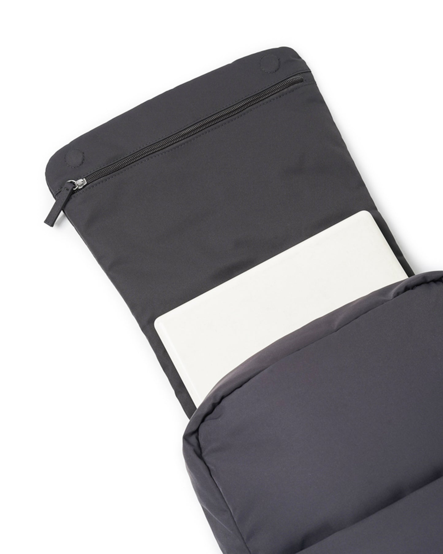 COSY LUXE UTILITY BACKPACK IN CHARCOAL