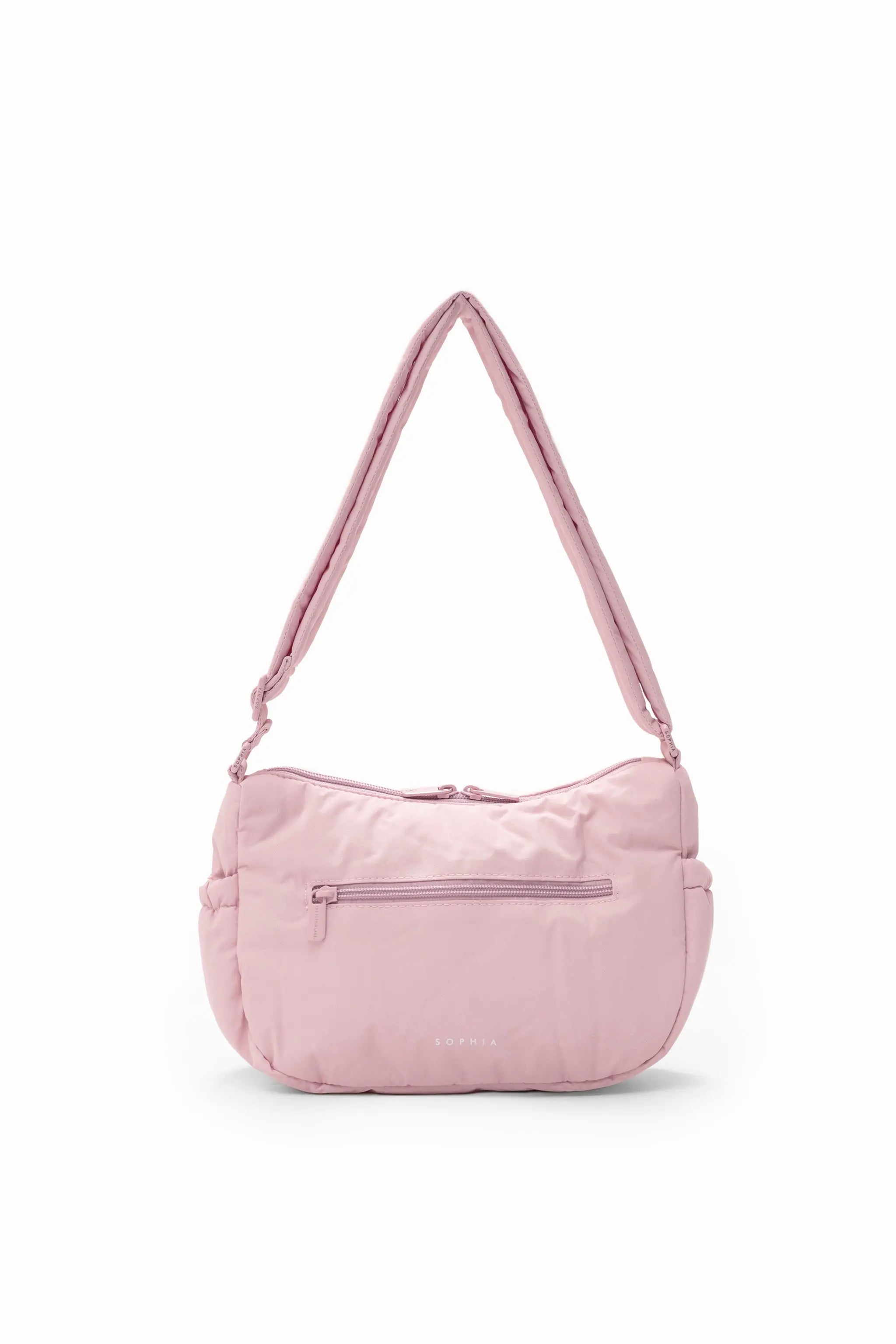 MINI SIGNATURE POCKET CROSSBODY BAG IN POSH BLOOM PINK