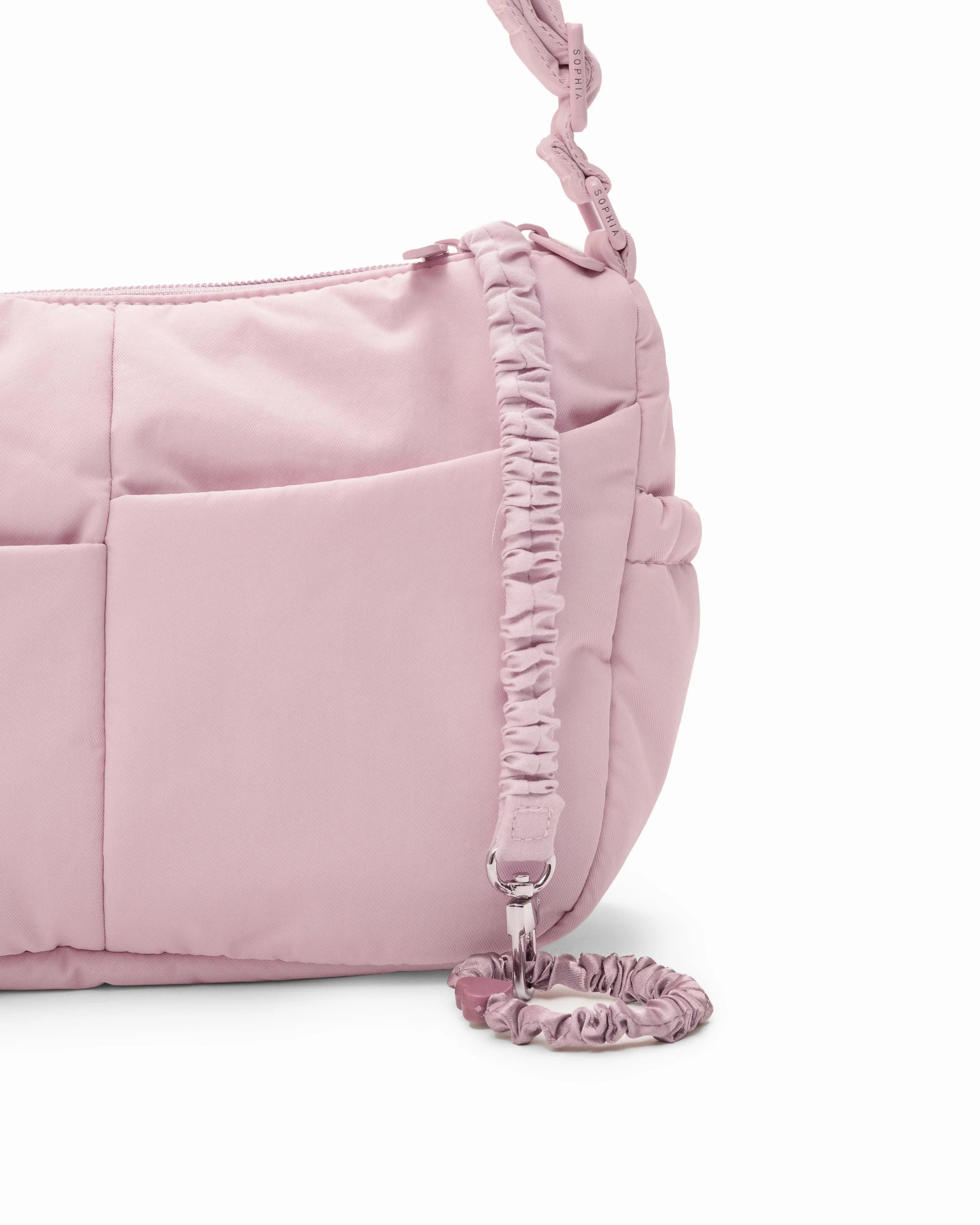 MINI SIGNATURE POCKET CROSSBODY BAG IN POSH BLOOM PINK