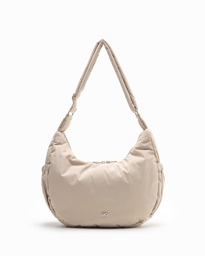 XL POSH CRESCENT BAG IN OAT