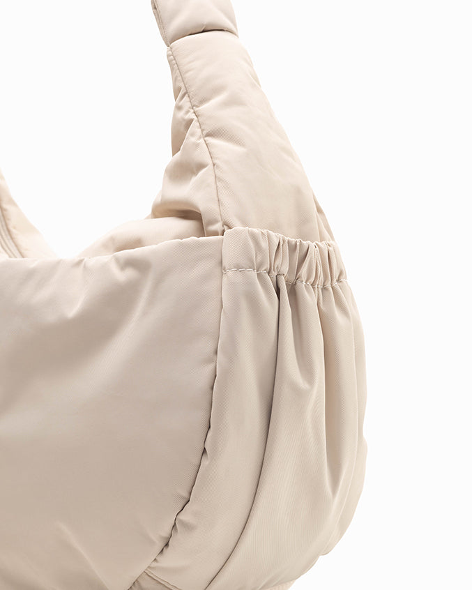XL POSH CRESCENT BAG IN OAT