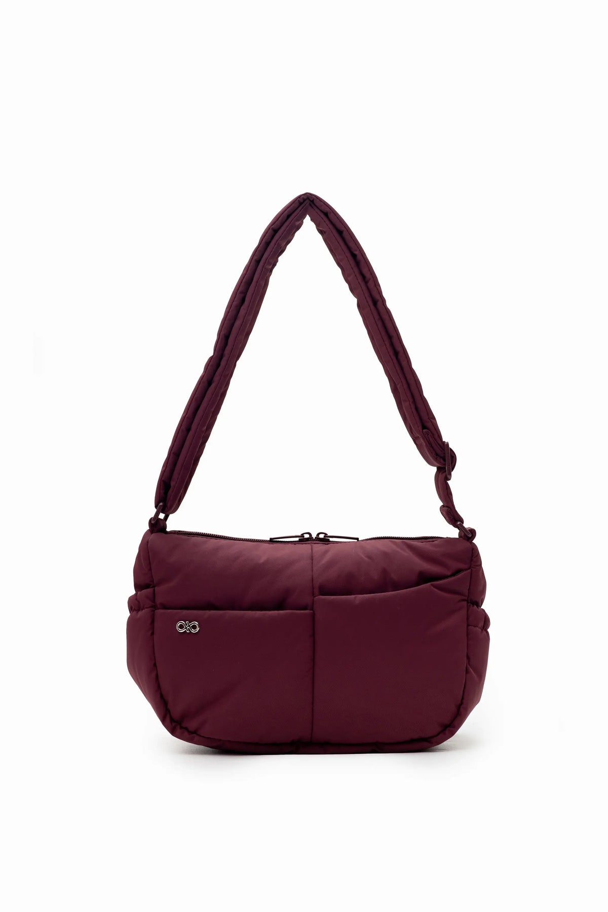 MINI SIGNATURE POCKET CROSSBODY BAG IN POSH WINE