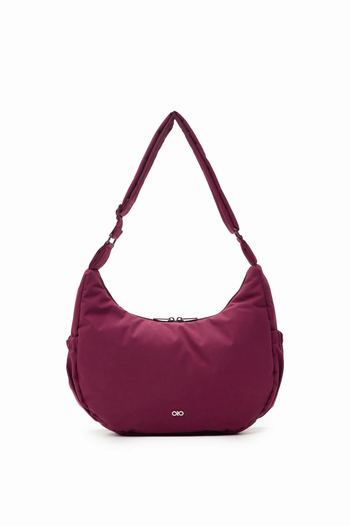 COSY LUXE L CRESCENT BAG 2.0 IN WINE