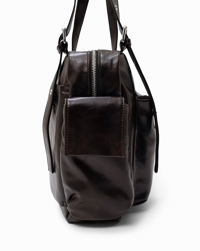 EVERYDAY CITY TOTE BAG IN ESPRESSO BROWN
