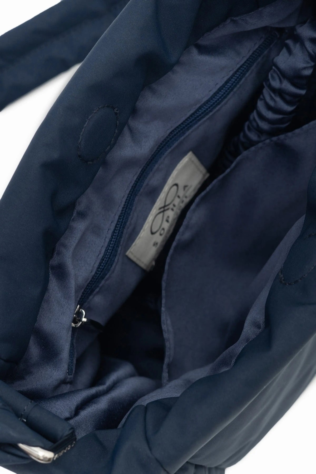 MINI COSY LUXE BUCKET BAG IN OXFORD BLUE