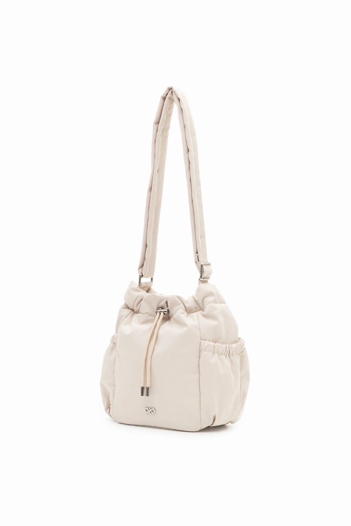 MINI COSY LUXE BUCKET BAG IN OAT