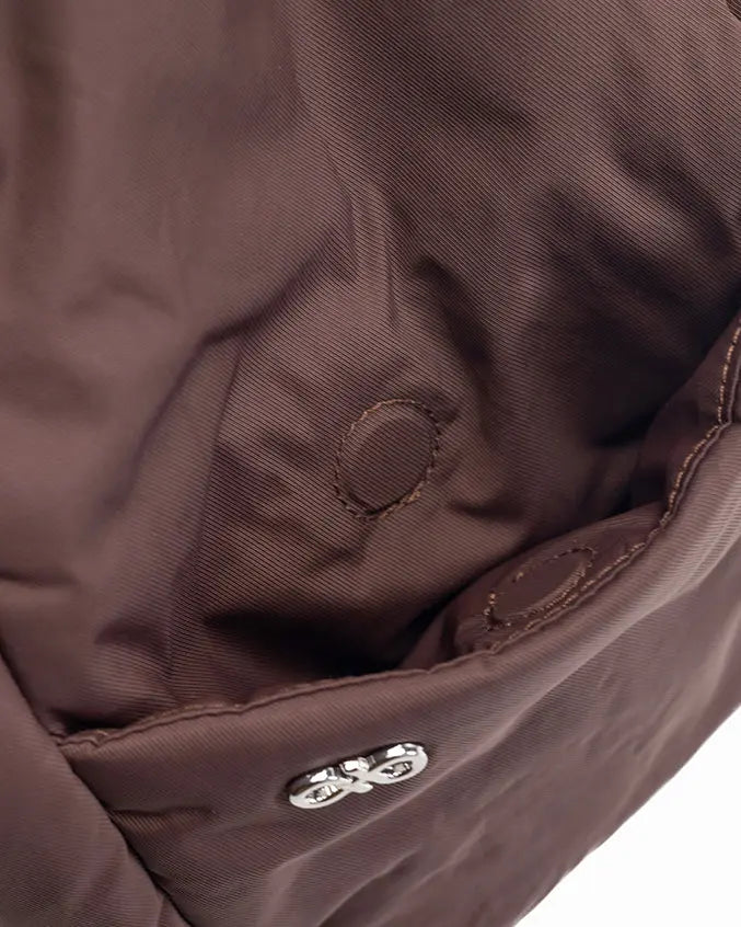 SIGNATURE POCKET CROSSBODY BAG IN POSH CHOCO TSL Singapore