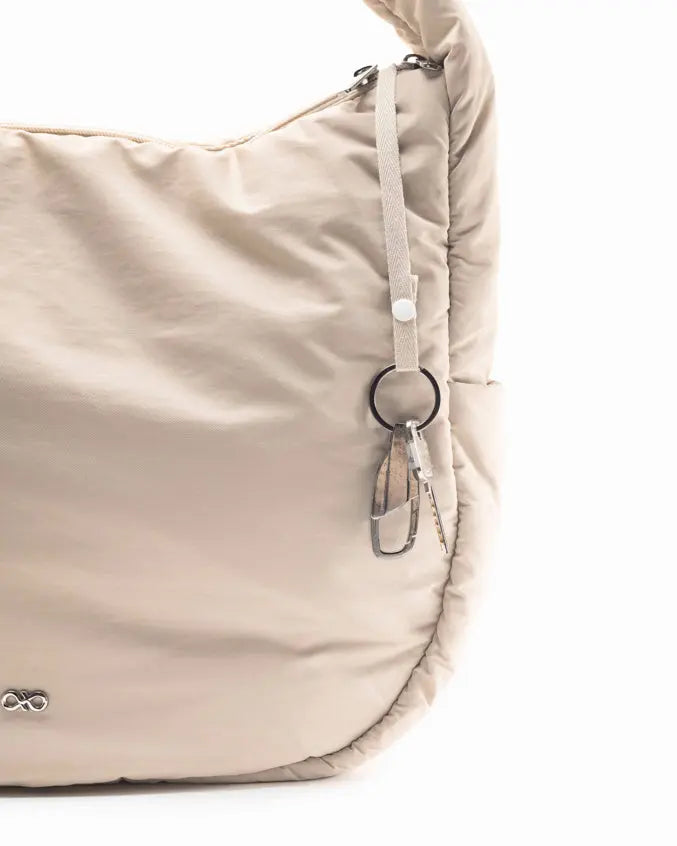 POSH SLOUCHY HOBO IN CRÈME The Sophia Label