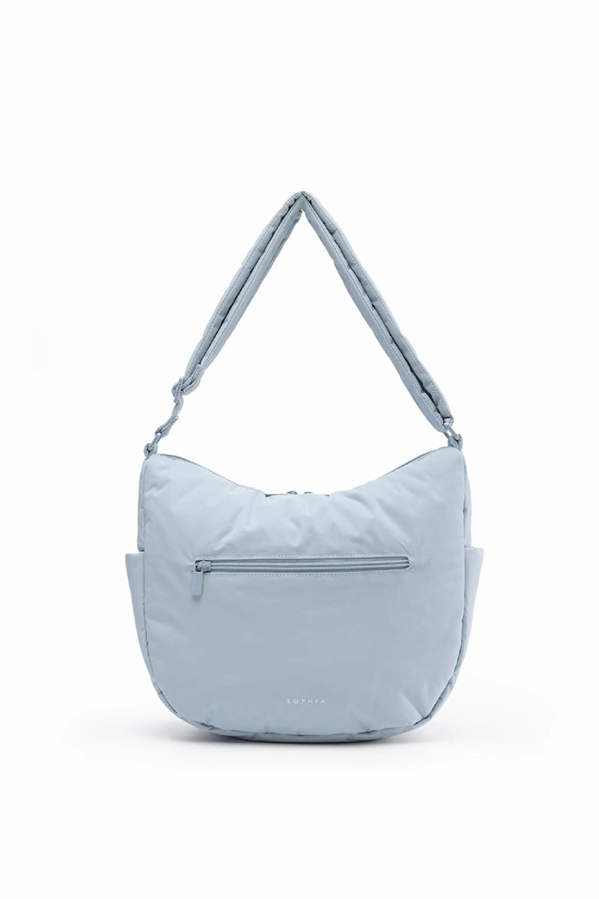 SIGNATURE POCKET CROSSBODY BAG IN COSY LUXE FROST