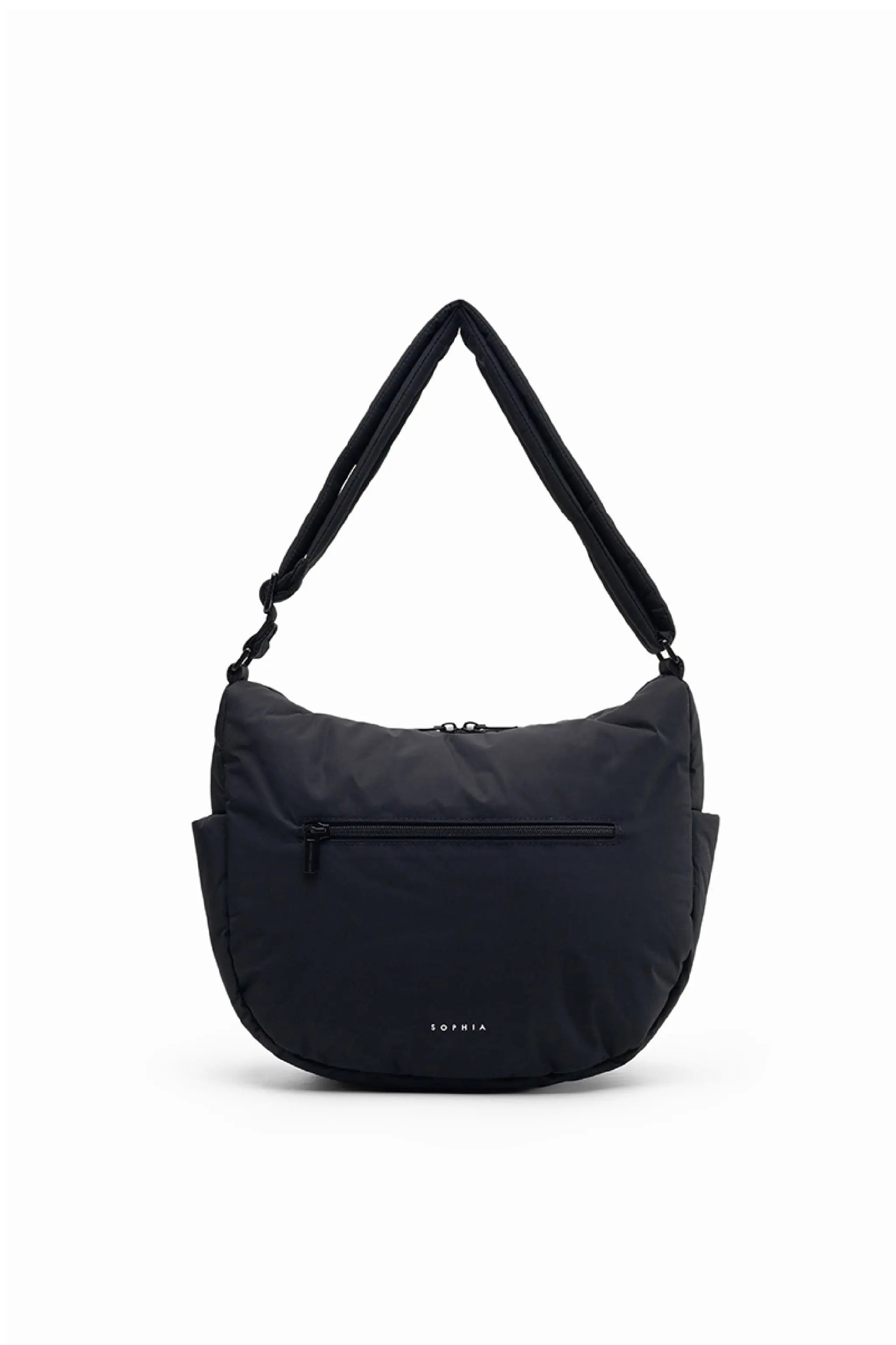 SIGNATURE POCKET CROSSBODY BAG IN POSH JET BLACK
