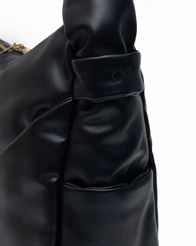 SIGNATURE POCKET SLOUCHY HOBO IN BLACK TSL Singapore