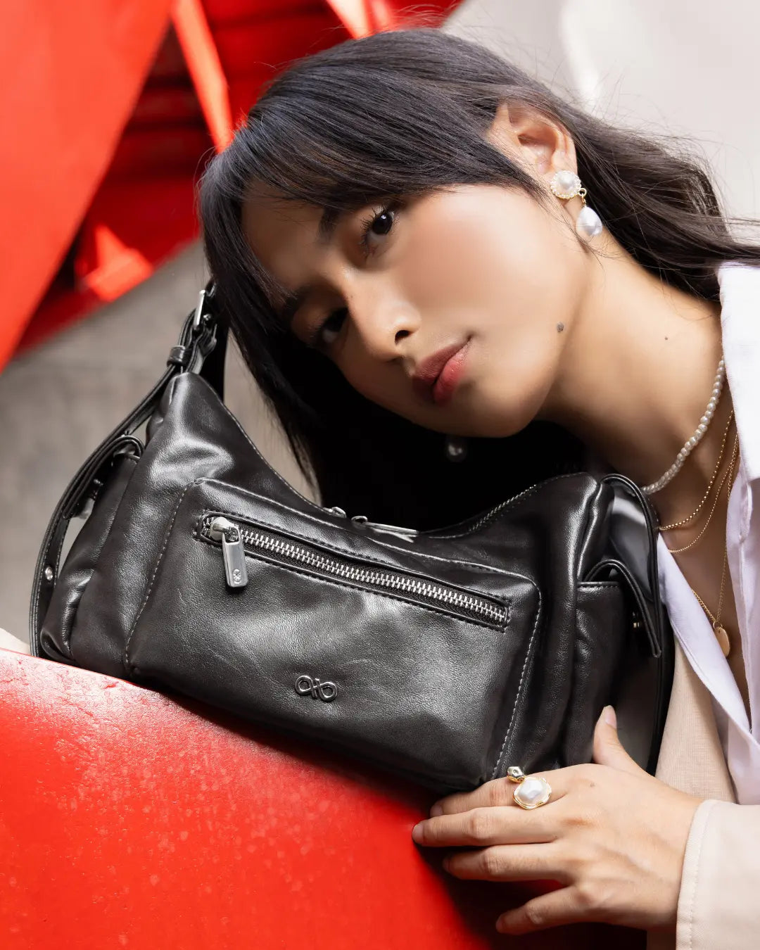 EVERYDAY CITY MINI BAG IN OBSIDIAN GREY