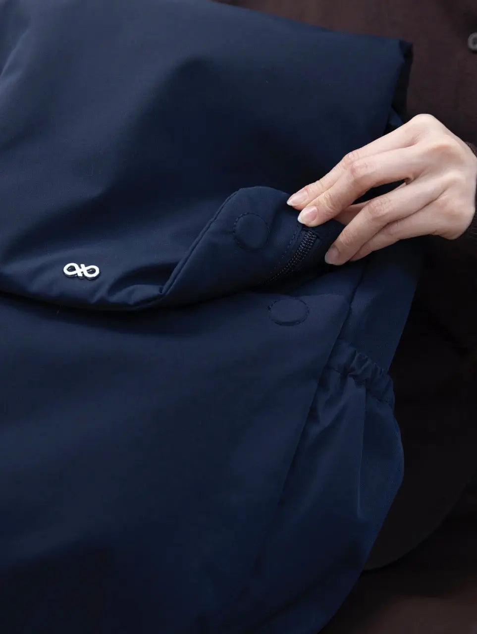 COSY LUXE UTILITY BACKPACK IN MIDNIGHT TSL Singapore