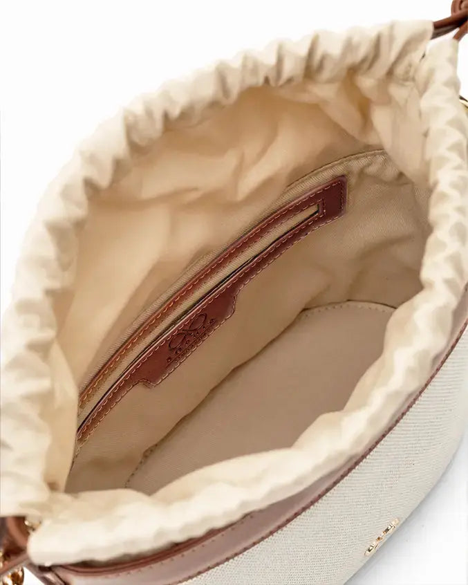 CALLY CANVAS MINI BUCKET BAG  - The Sophia Label