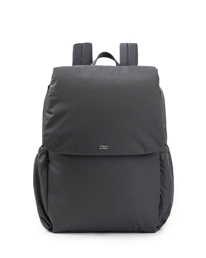 COSY LUXE UTILITY BACKPACK IN CHARCOAL