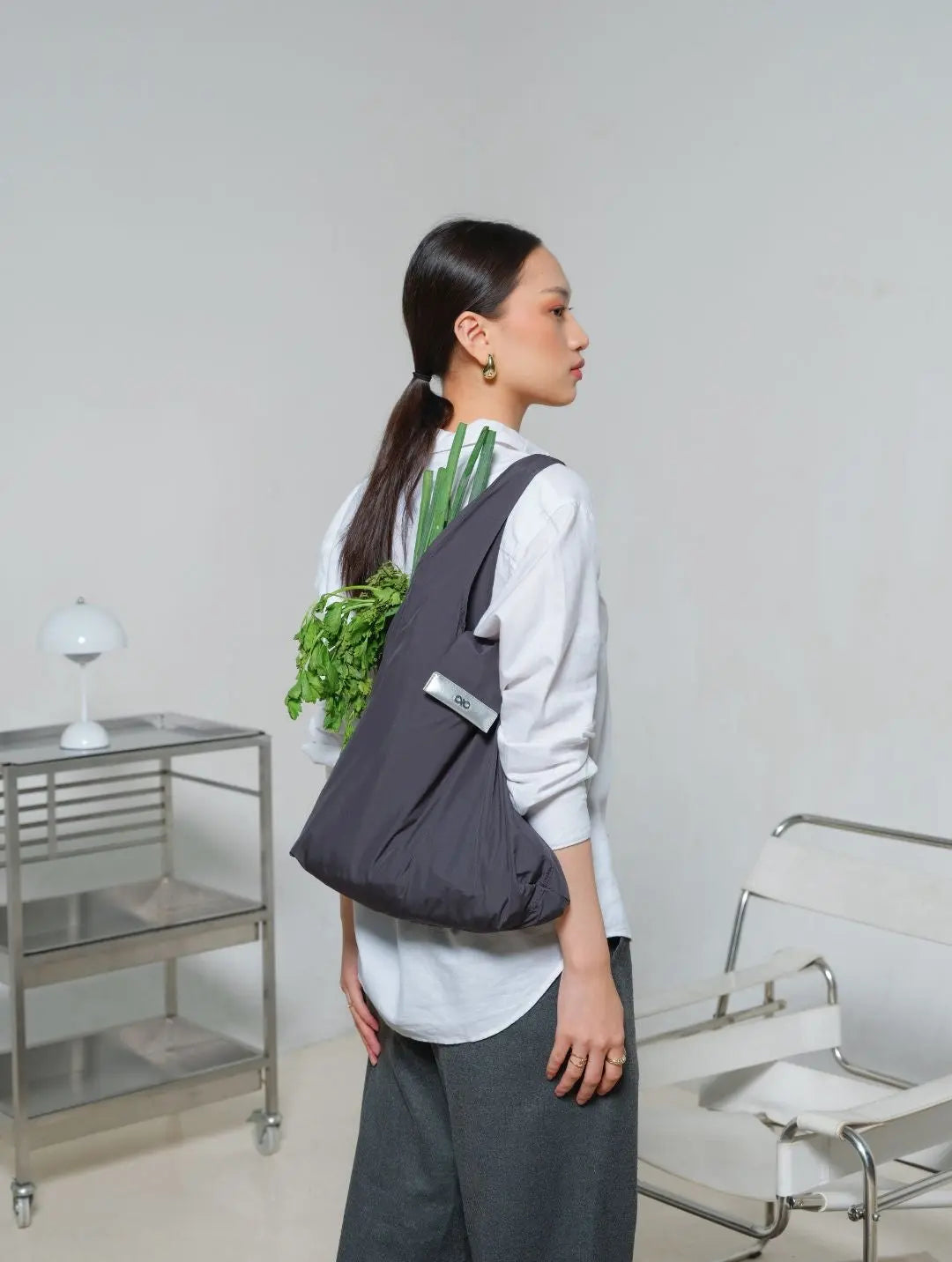 ROLLIE BAG IN SESAME The Sophia Label