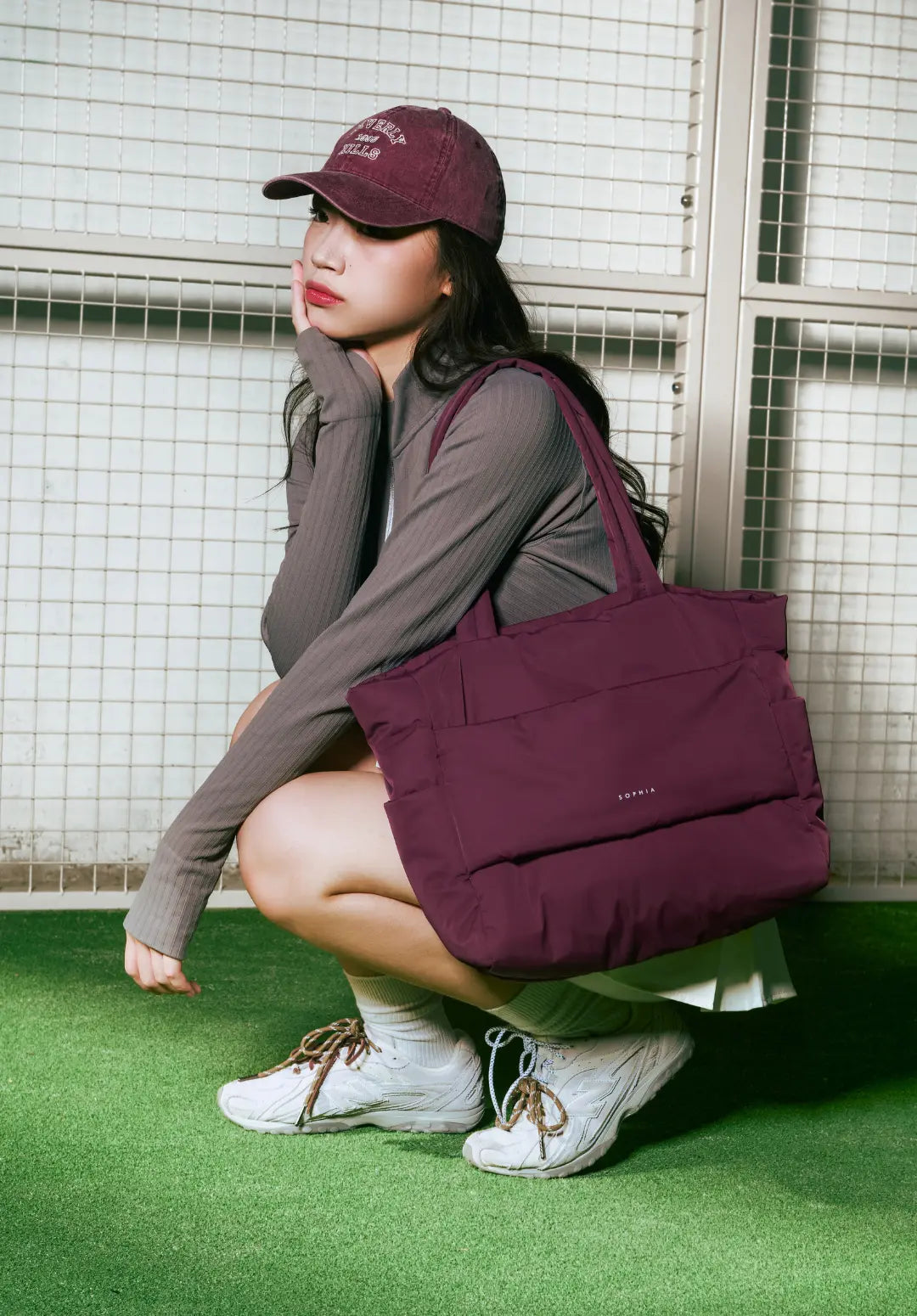 POSH TOTE BAG 2.0 IN WINE 