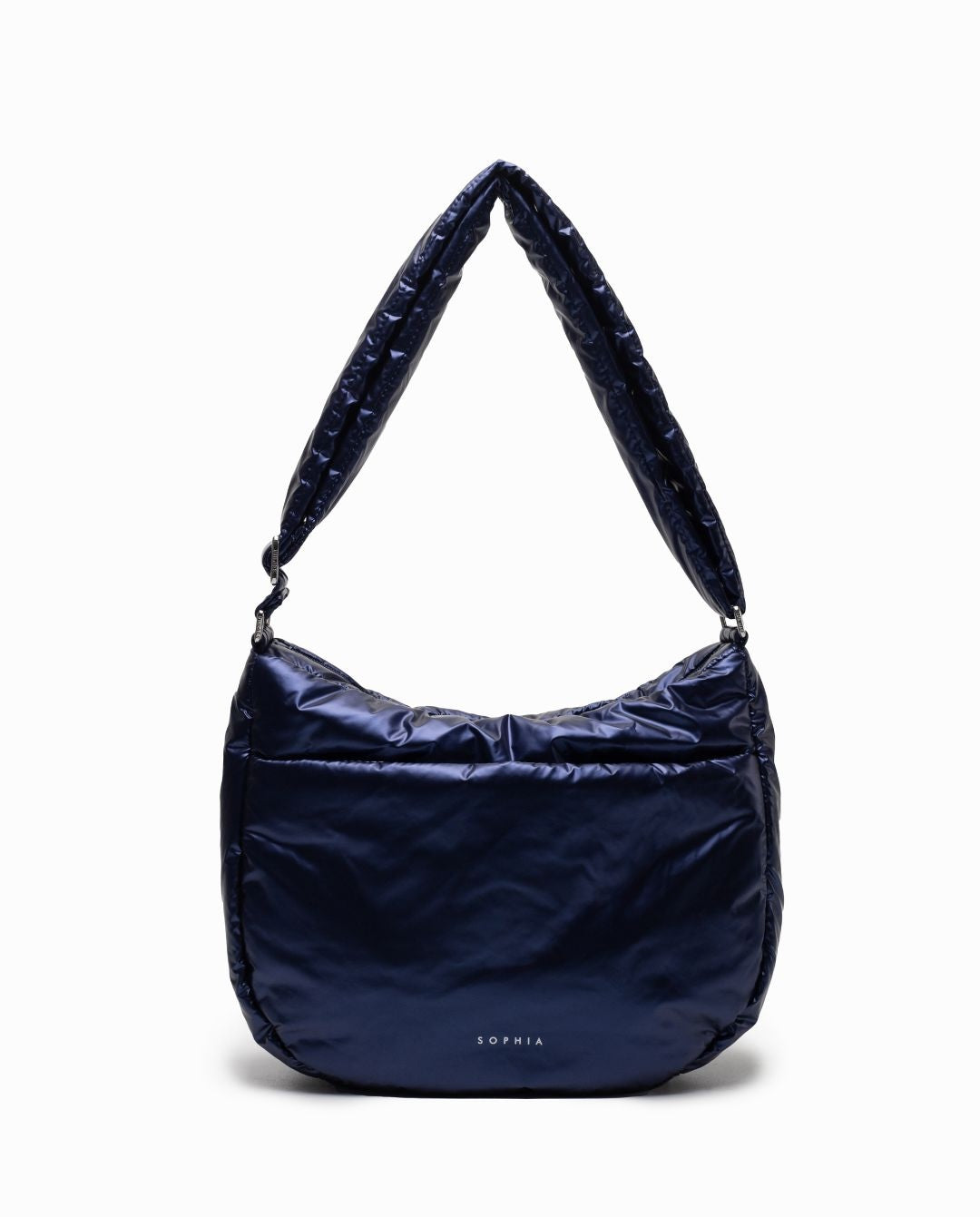 GLAM PUFFY CROSSBODY BAG IN SAPPHIRE