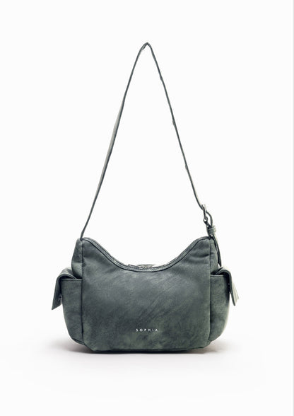 TATE POCKET HANDBAG IN MOSS