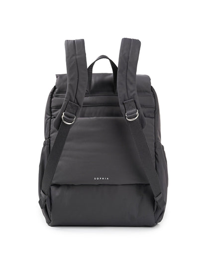 COSY LUXE UTILITY BACKPACK IN CHARCOAL