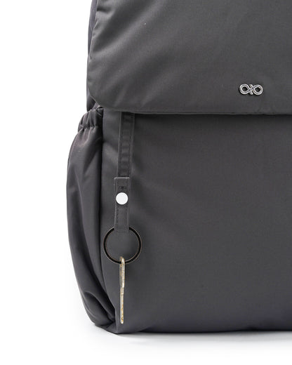 COSY LUXE UTILITY BACKPACK IN CHARCOAL