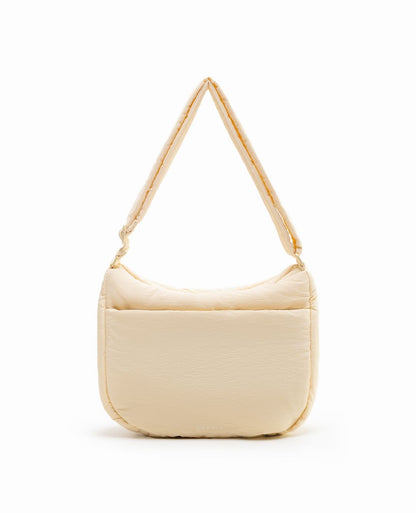 COSY PUFFY CROSSBODY BAG IN CHAMPAGNE