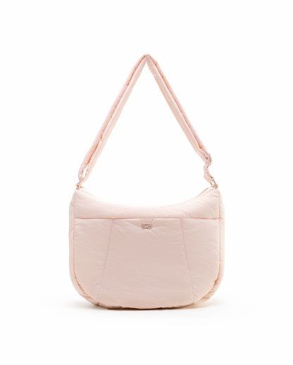 COSY PUFFY CROSSBODY BAG IN PEACH