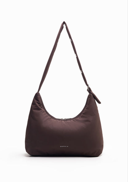 POSH HOBO BAG IN CHOCOLATE