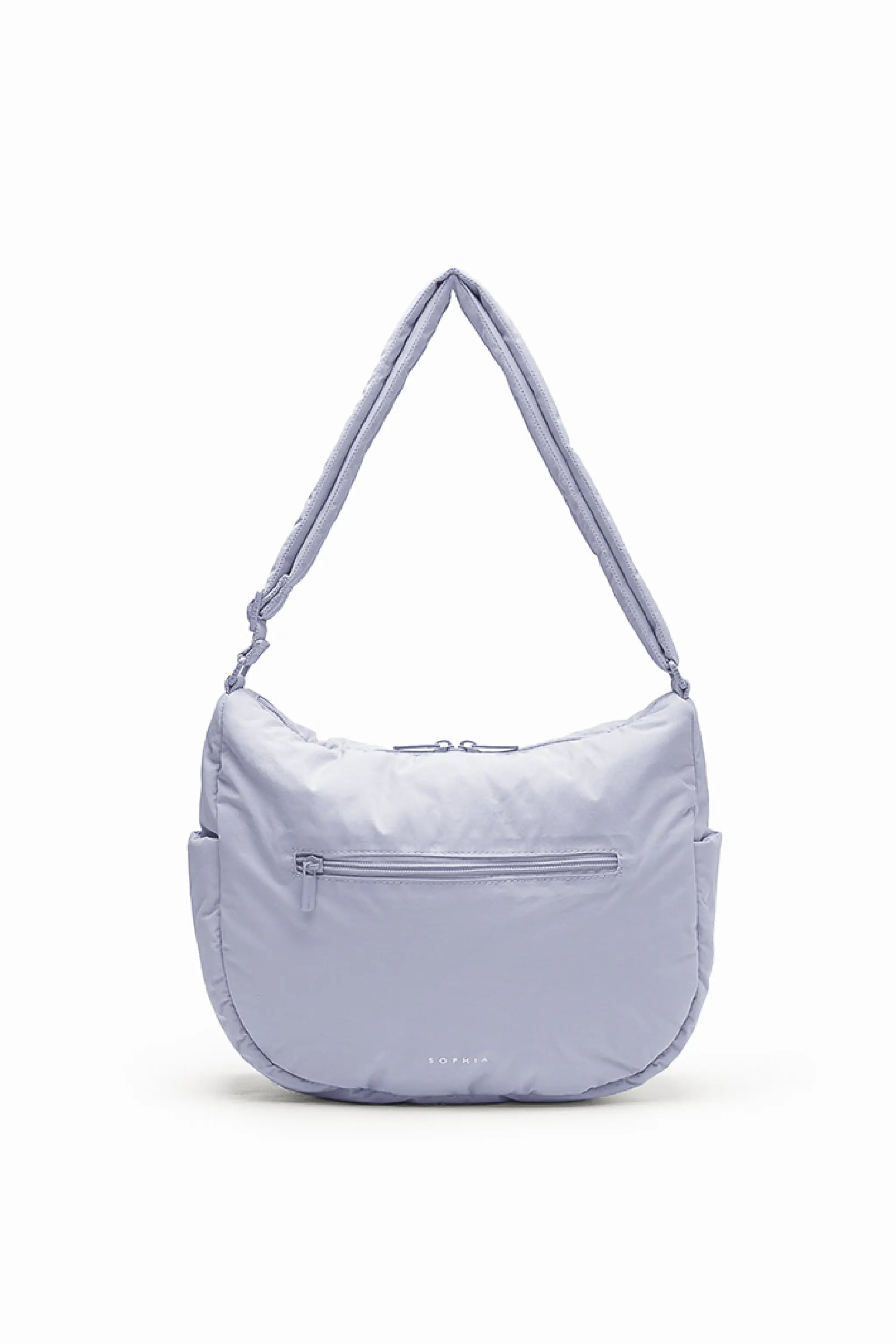 SIGNATURE POCKET CROSSBODY BAG IN COSY LUXE LILAC 