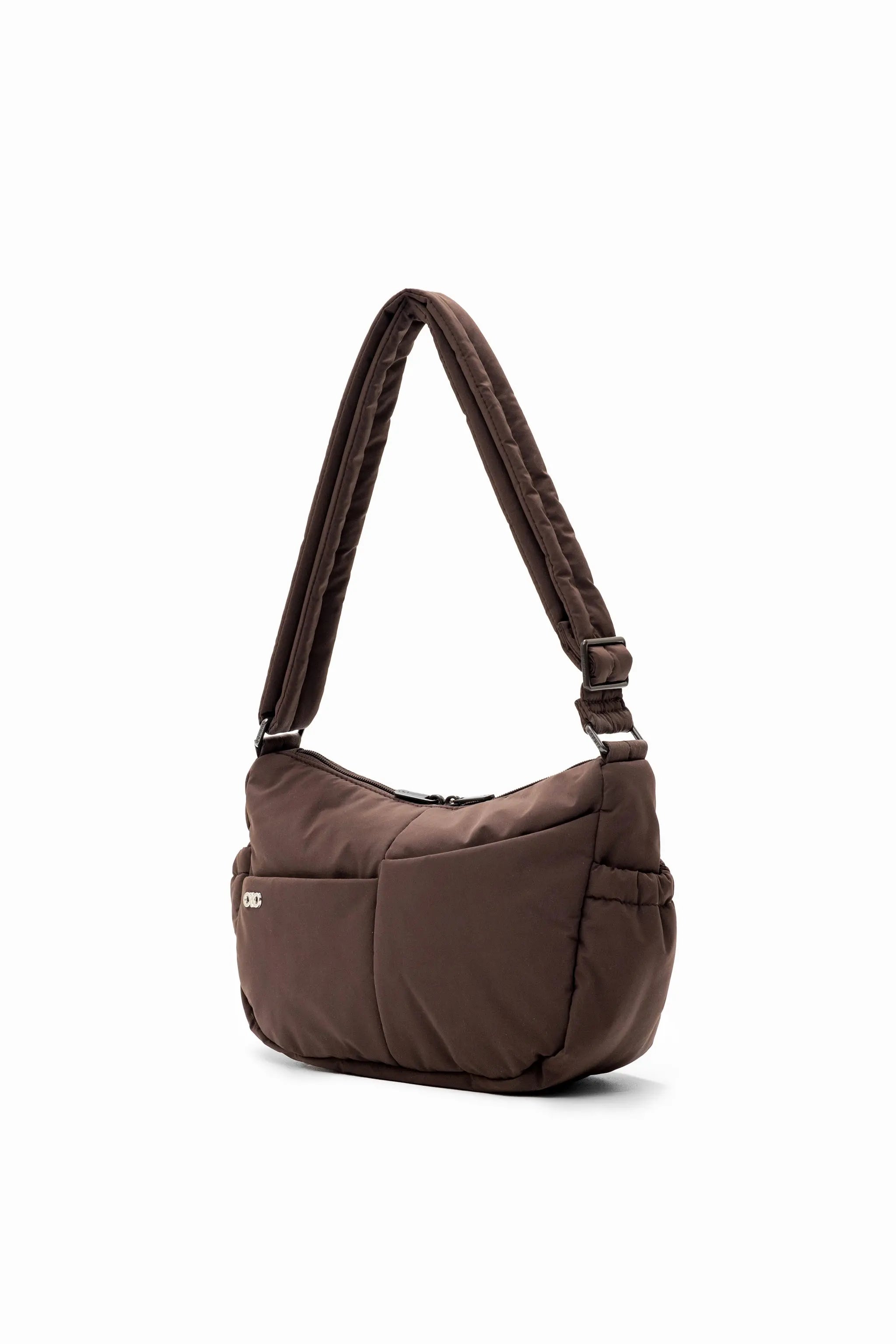 MINI SIGNATURE POCKET CROSSBODY BAG IN COSY LUXE CACAO 