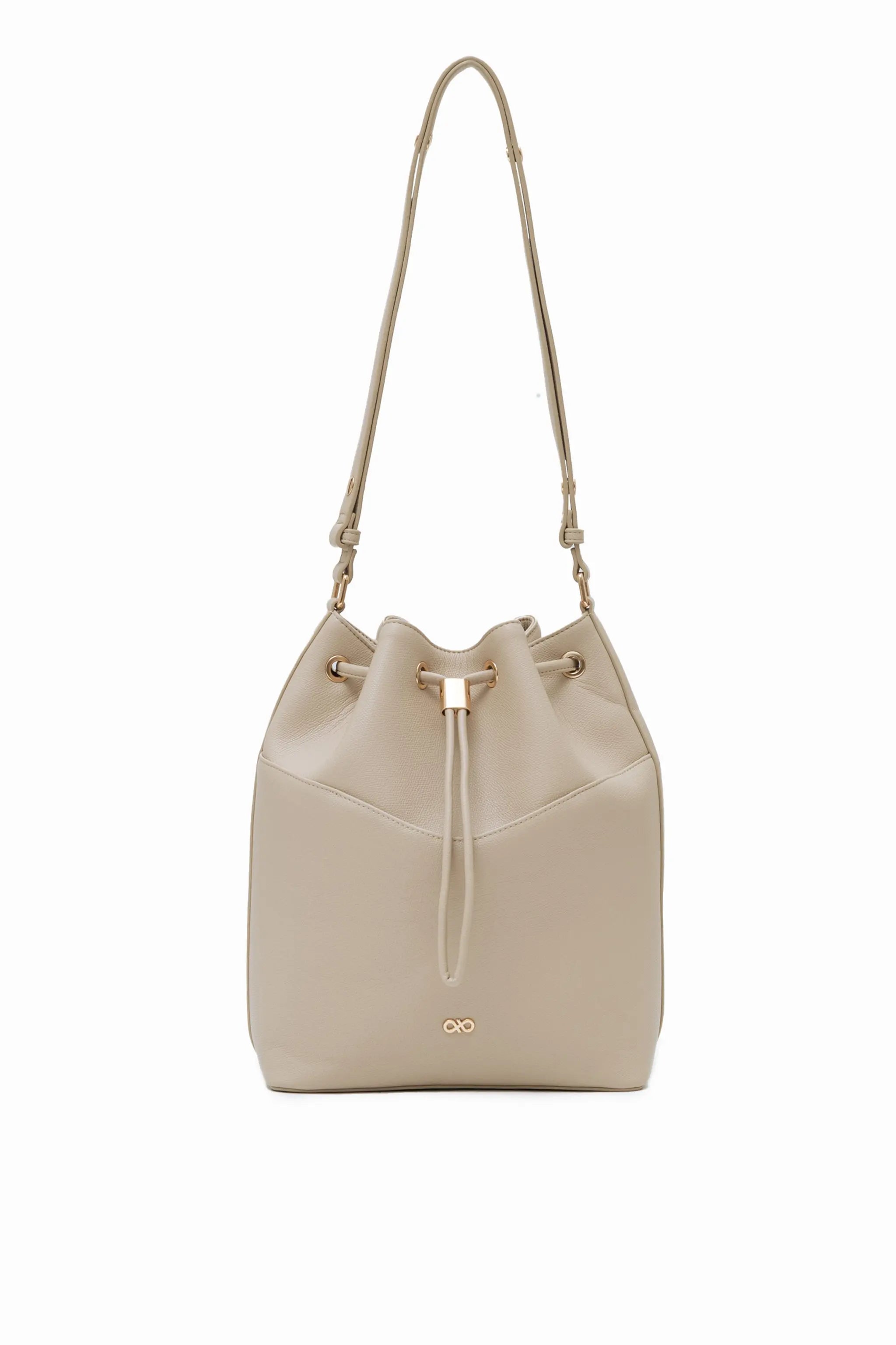 IMPERFECTLY YOURS BUCKET BAG IN SAND 