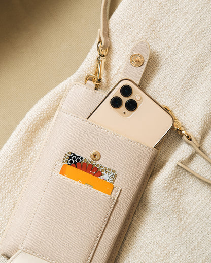 ATHENA PHONE BAG IN PEBBLE