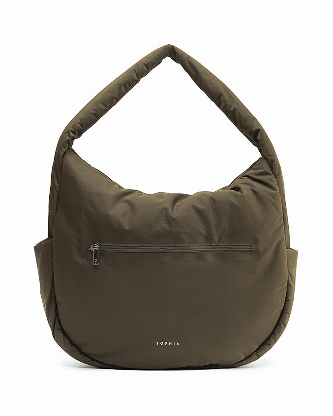 POSH SLOUCHY BAG IN KHAKI