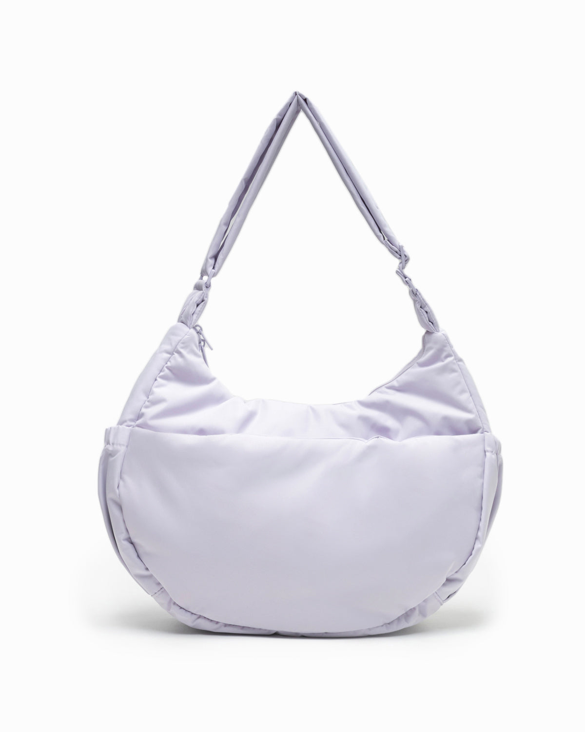 XL COSY LUXE CRESCENT BAG IN LILAC