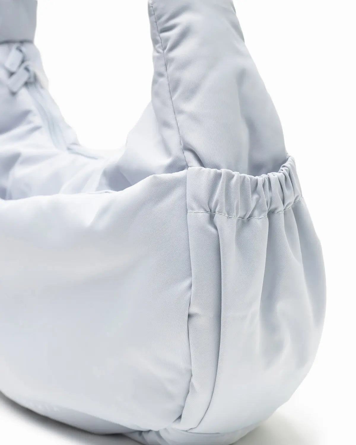 L COSY LUXE CRESCENT BAG IN FROST The Sophia Label