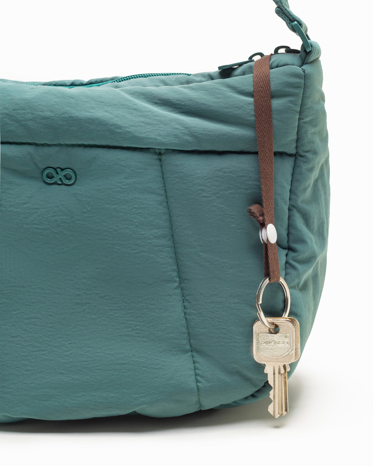 COSY PUFFY CROSSBODY BAG IN FOREST