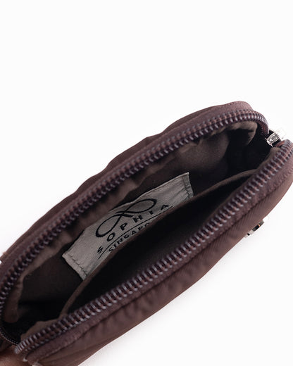 CARDHOLDER LANYARD IN TRUFFLE