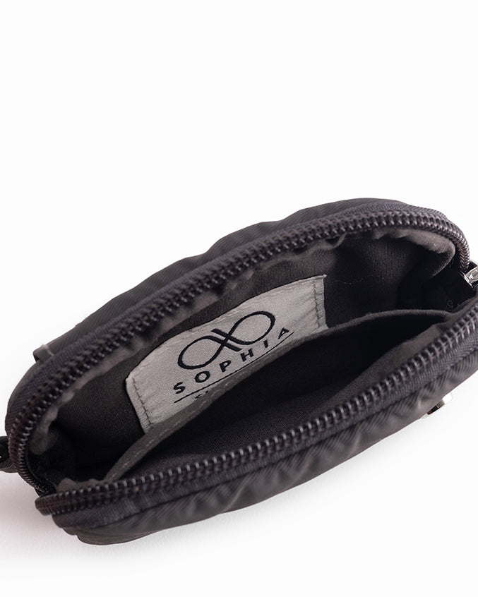 CARDHOLDER LANYARD IN GRAPHITE