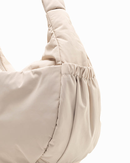 XL POSH CRESCENT BAG IN OAT